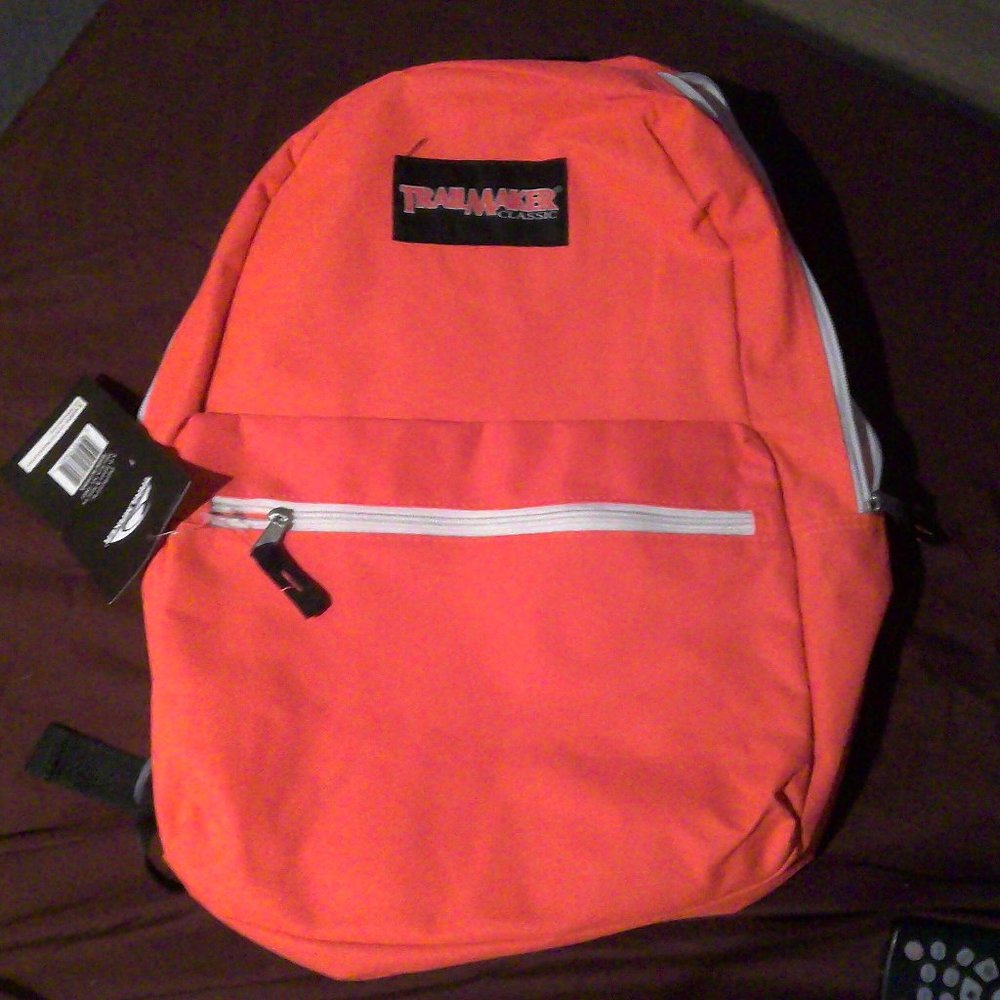 Trailmaker red white spacious Backpack New